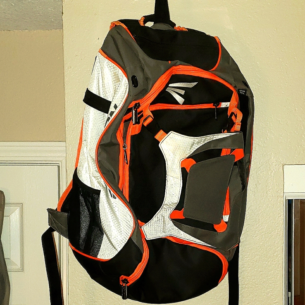 Orange/White Easton GloveZone Backpack